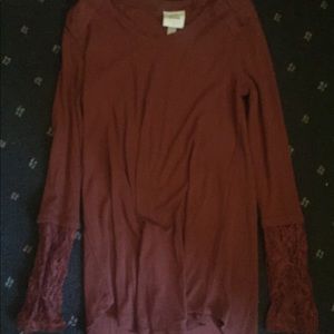 Knox Rose Lace sleeve sweater